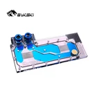 Водоблок Bykski для графического процессора LeadTek NVIDIA Tesla K80M, полное покрытие, кулер радиатора, синхронизация света RGB, N-TESLA-K80-X