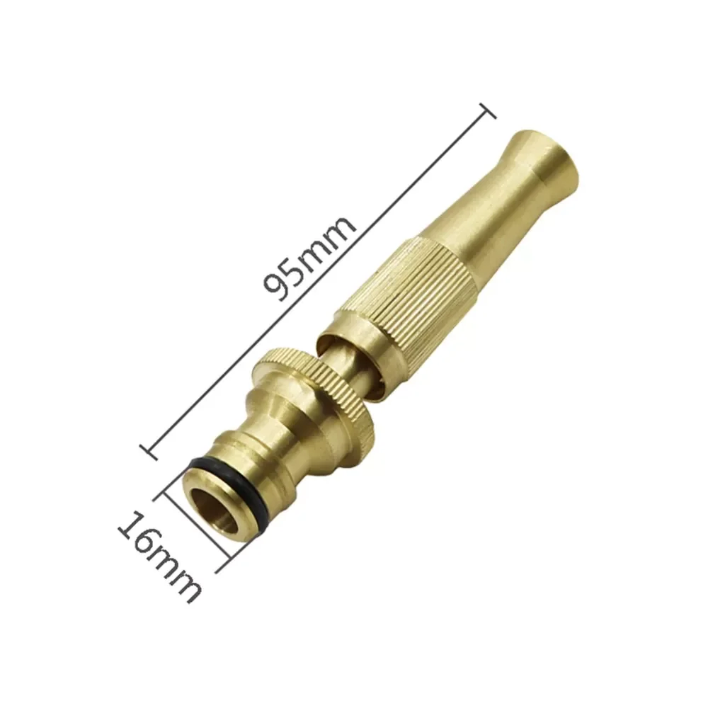 

JmtGarden Irrigation Spray Gun Adjustable Brass Sprinkler Garden Hose Sprinkler System Car Wash lawn Watering Water Gun 1 Pc