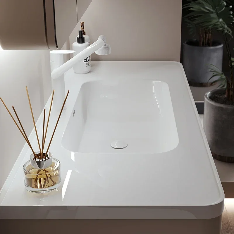 Шкаф для ванной комнаты умывальник многофункциональная домашняя мебель