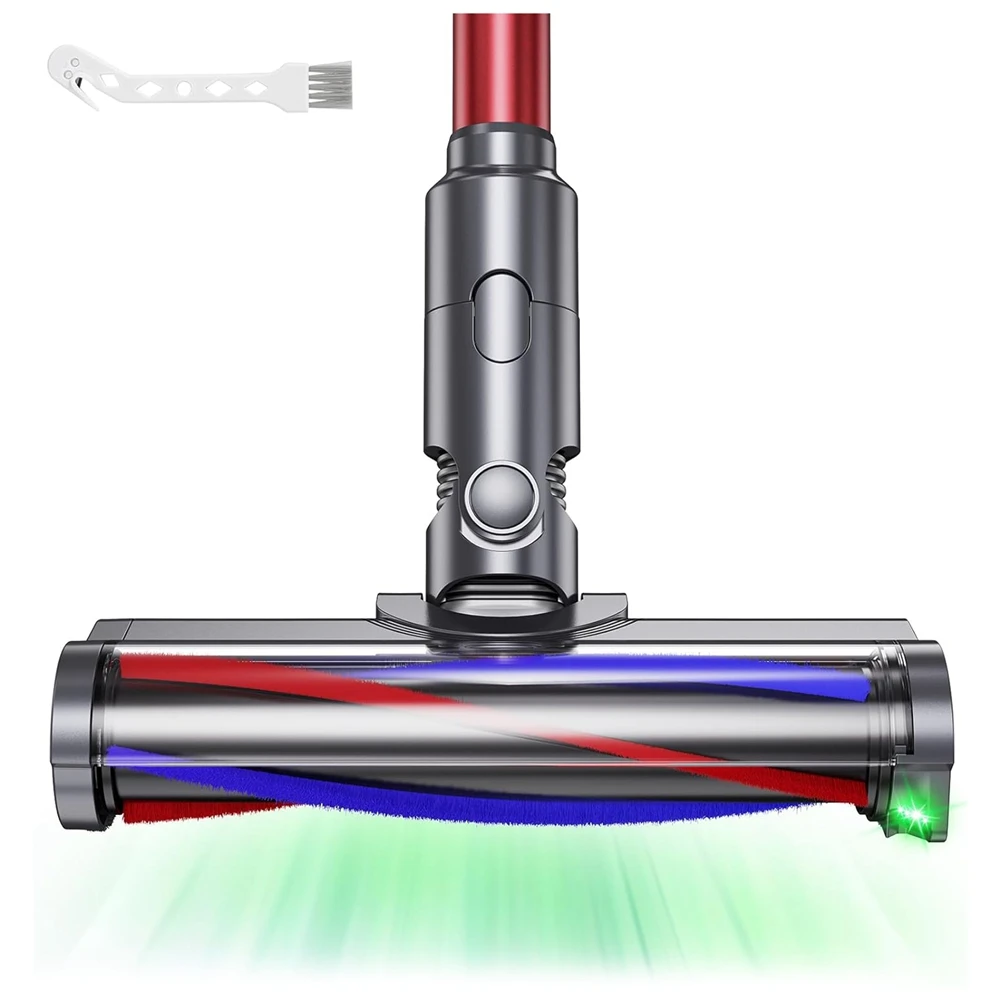 Вакуумная головка для пылесоса Dyson V7 V8 V10 V11 V15 насадка пола щетки со светодиодом