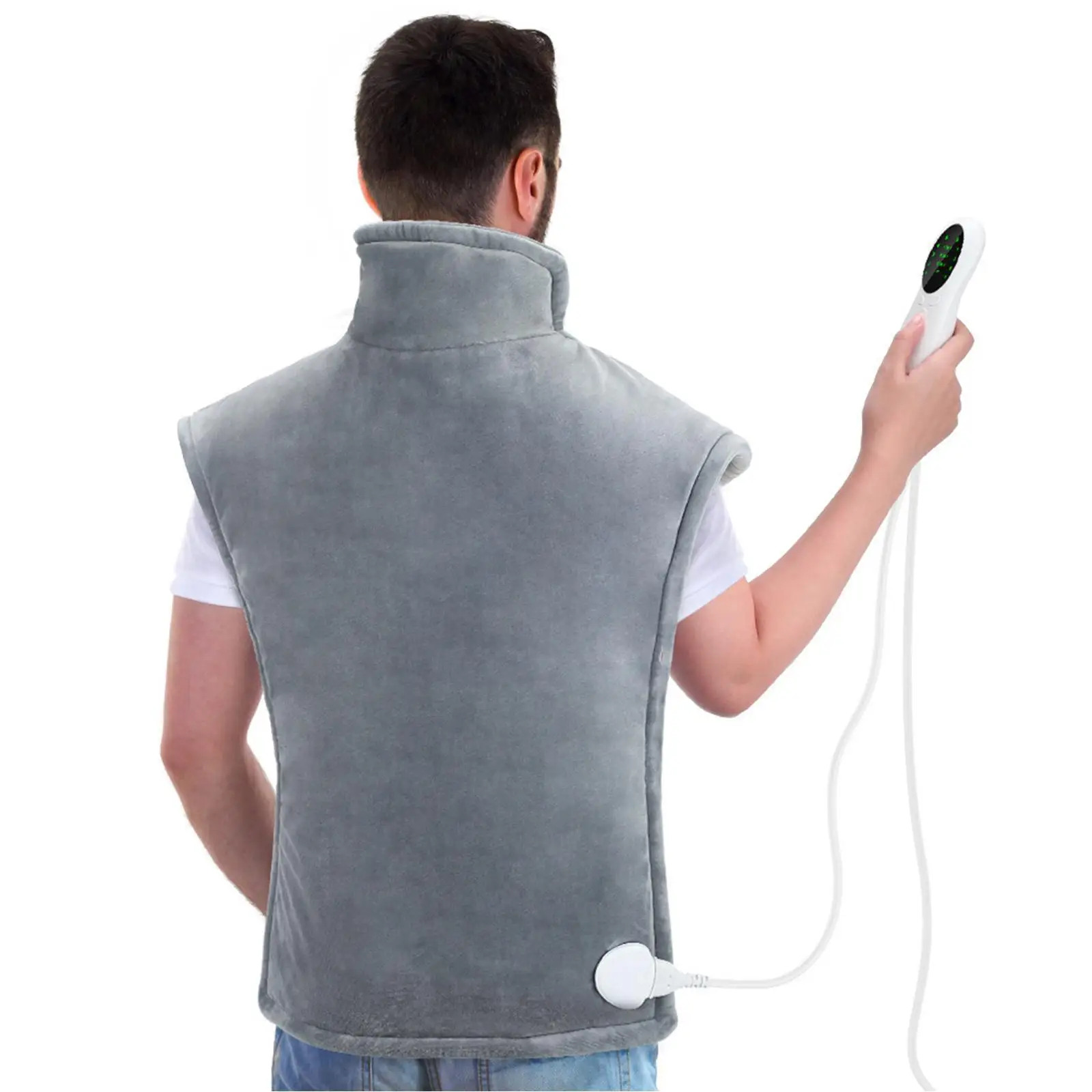 

Электрическая нагревательная подушка, моющееся тепловое одеяло, подогреватель для плеч, шеи, спины, нагревательная шаль, 220 В, подогреваемый...