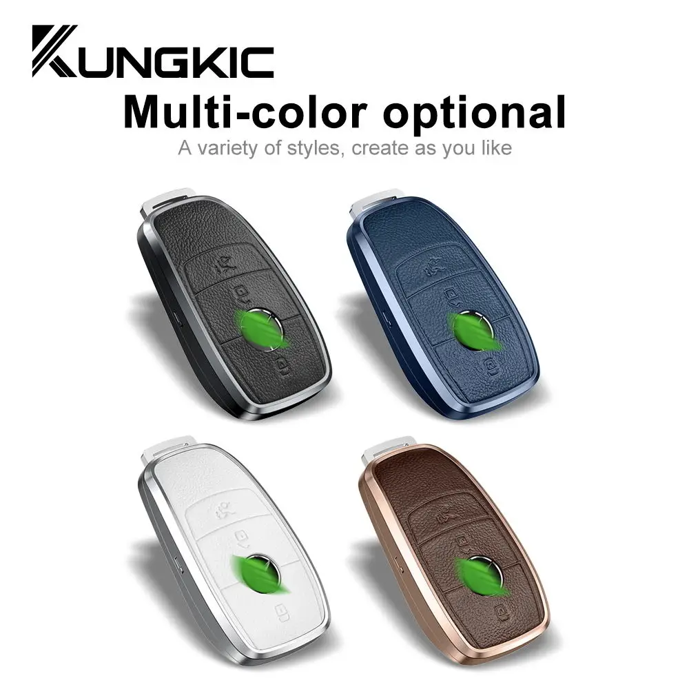 

Anti slip,sweat resistant, suitable for Cadillac metal cowhide remote keybox to protect your car keys-stylish and durable case