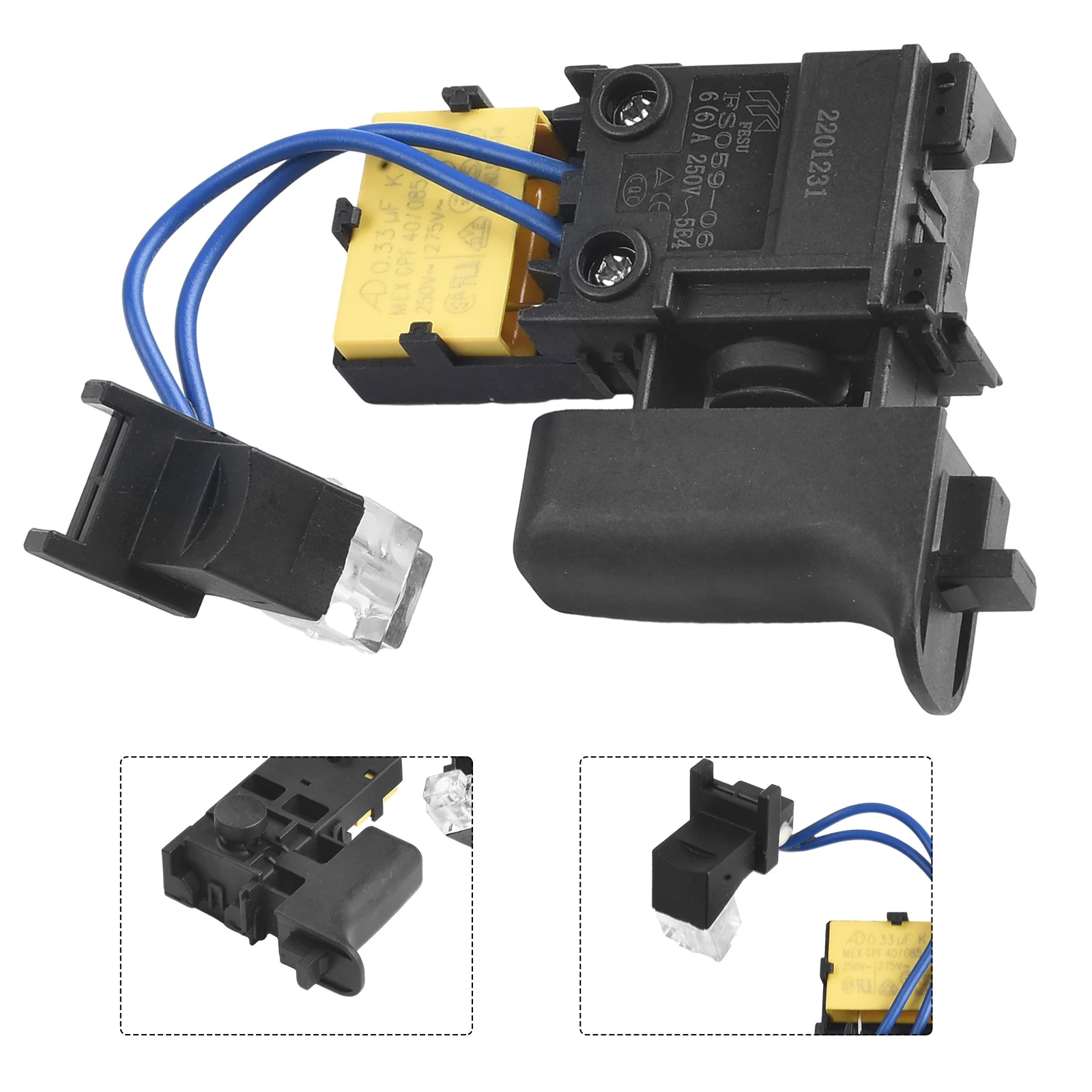 Со светодиодным переключателем управления аксессуары для электроинструментов