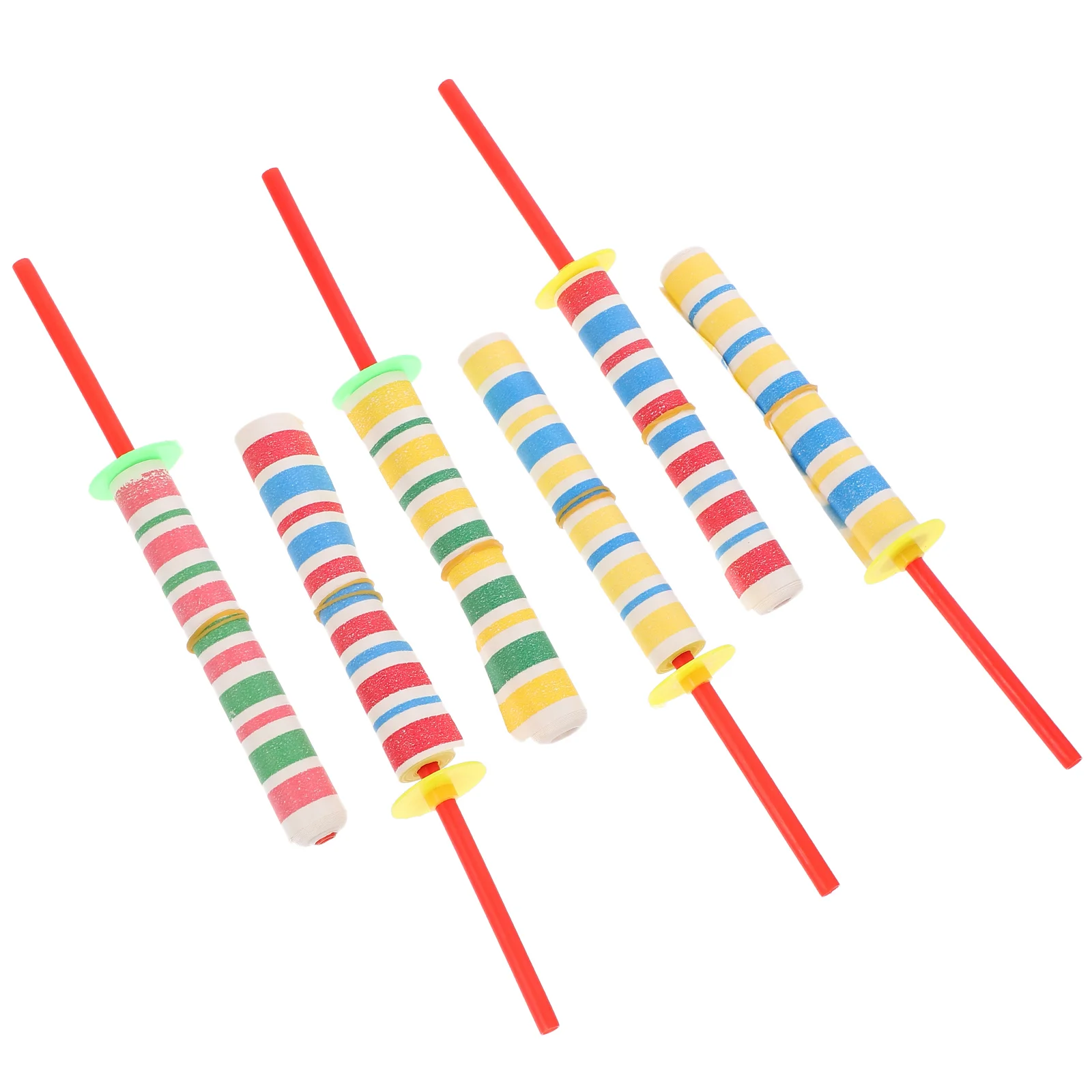 6 шт. игрушки для вечеринок детский мигающий наполнитель бумажный меч фликеры