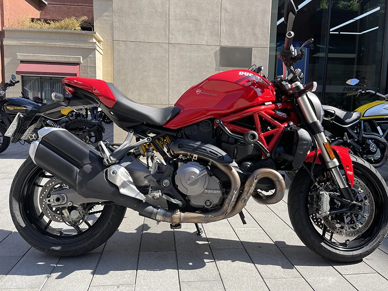 Фото Для Ducati Monster 821, паста для топливного бака, противоскользящая паста, боковая паста, высококачественная боковая накладка на бак мотоцикла, 2023, новинка №5