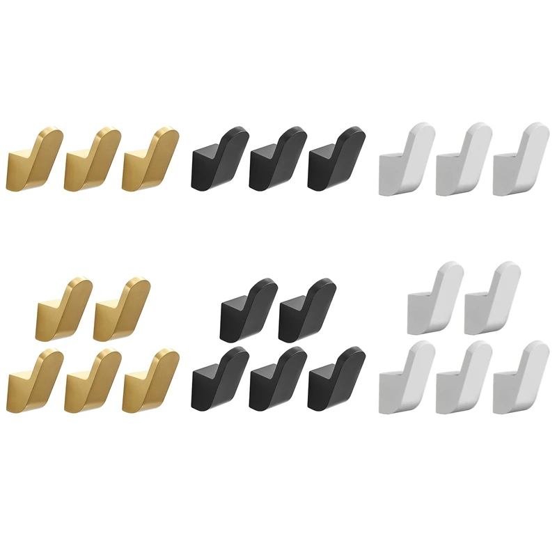 

Aluminium Alloy Clothes Bag Hanger Kitchen Storage Hooks Towel Hook For Bathroom Accessories Hooks