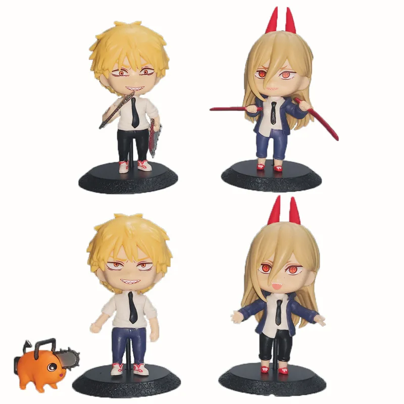 

Chainsaw Man Figures Power Statues Denji PVC Model Toy Action Figure 2022 New 4pcs/set Chainsaw Man Anime Figurine