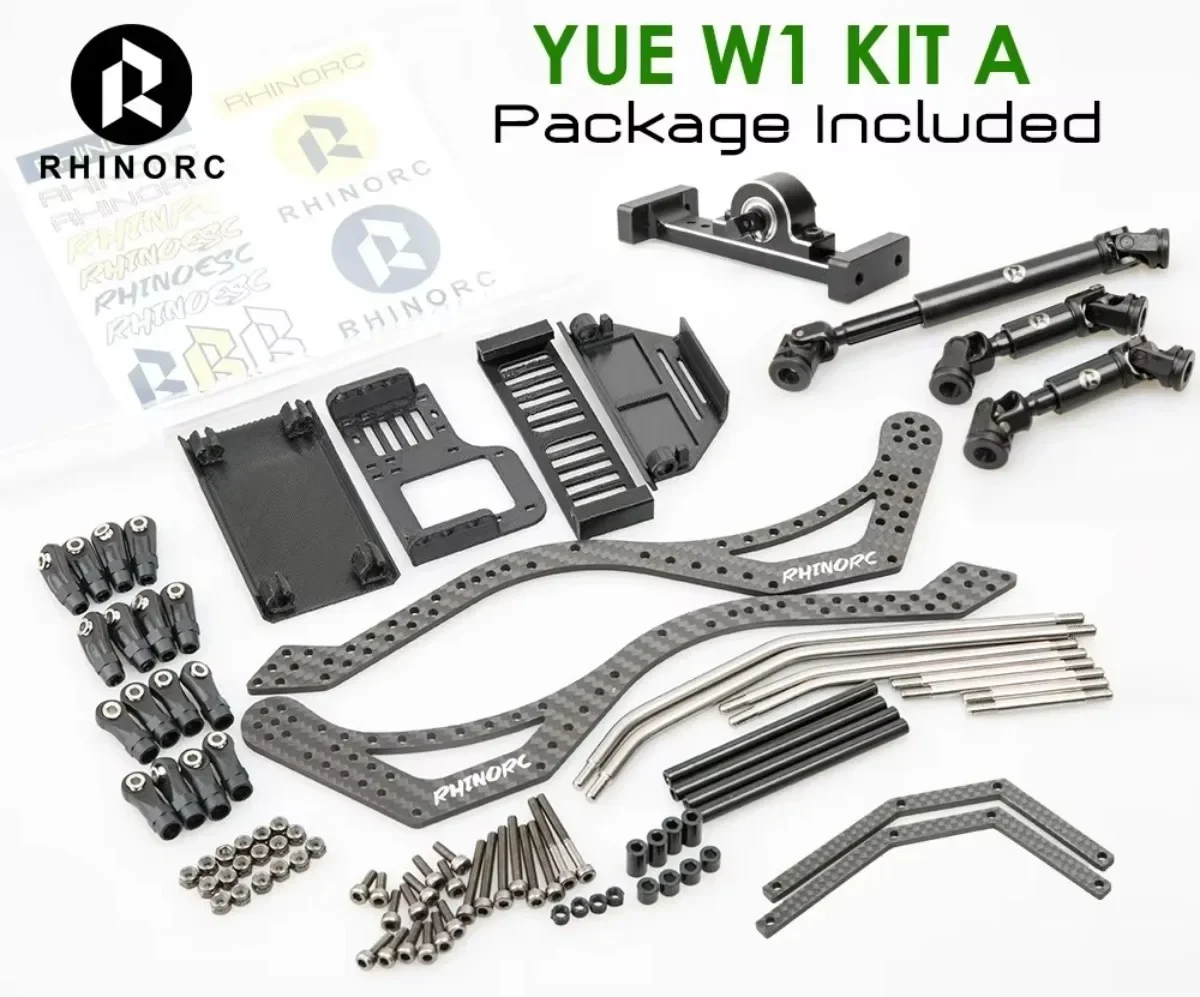 RhinoRC W1 шасси 317 мм 1/10 булавки гусеничного типа