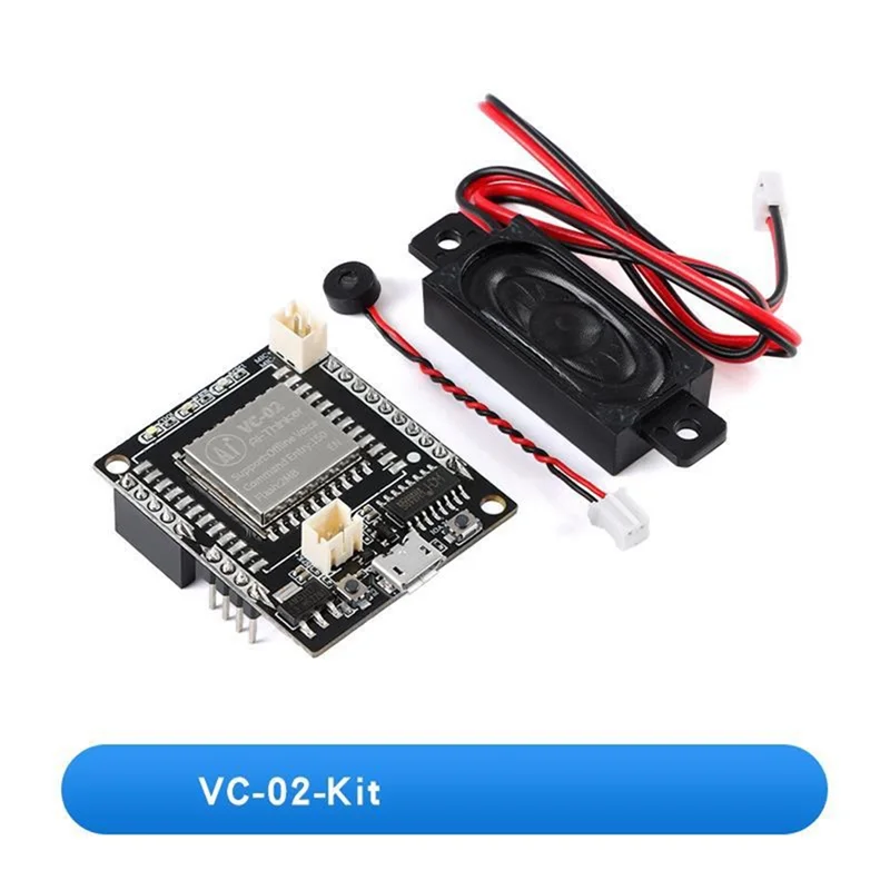 Фото ABFN-2Pcs VC-02-Kit AI Интеллектуальная плата для разработки голоса с чистым автономным управлением VC02 Модуль управления речи в автономном режиме №5