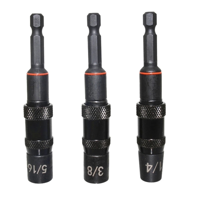 

1/4 3/8 5/16 Hex Bit Connection Rod Magnetic Drive Guide Screwdriver Holder Tool