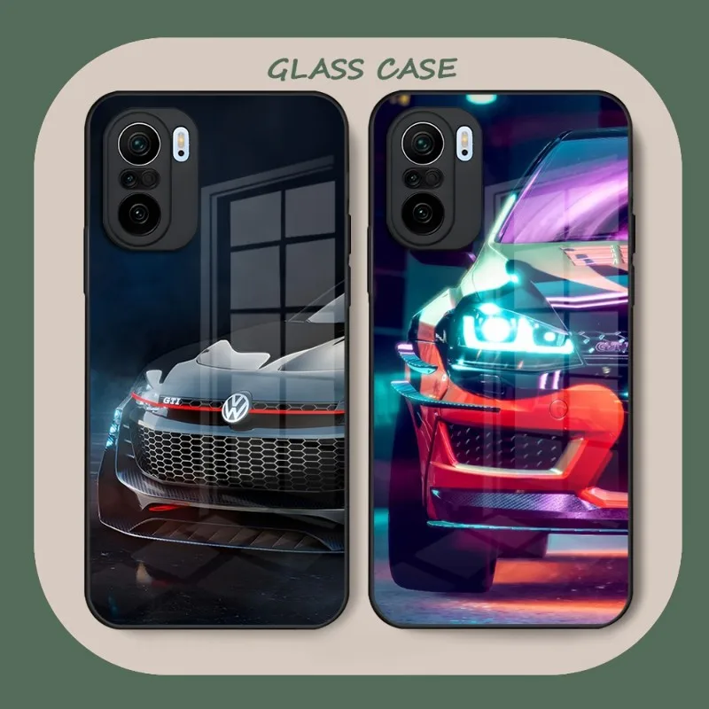 

Чехол для телефона с логотипом автомобиля Volkswagen, стекло для Xiaomi 12X, 13, 11, 11T, 10, 12Pro Lite, PocoF3, Redmi Note 10, 9, 8 Pro, 9T, 9A, PocoX3Pro, Coque