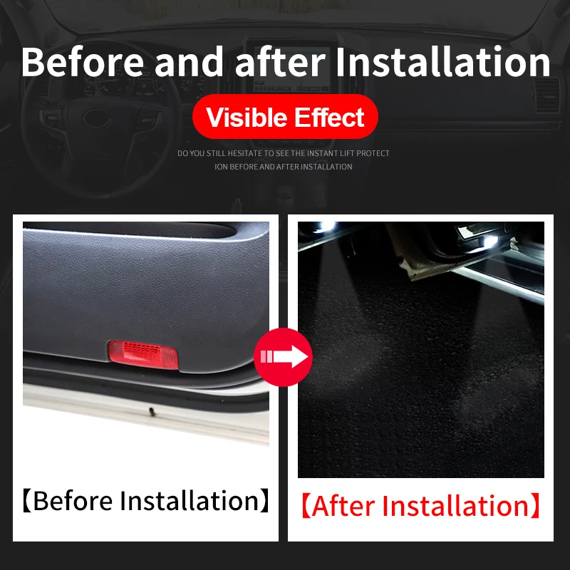 Автомобильный угловой нижний фонарь освещения двери для Toyota Land Cruiser 200 Prado 150 запчасти интерьера аксессуары Fj150 LC150 LC200.