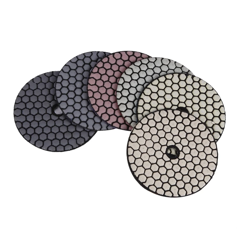 36 Pcs 100 Mm Dry Polishing Pad 4 Inch Sharp Type Diamond Polishing Pads For Granite Marble Sanding Disc For Stone