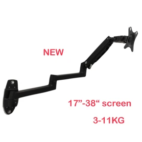 D-mount кронштейн для монитора 17"-38", черный/серебристый