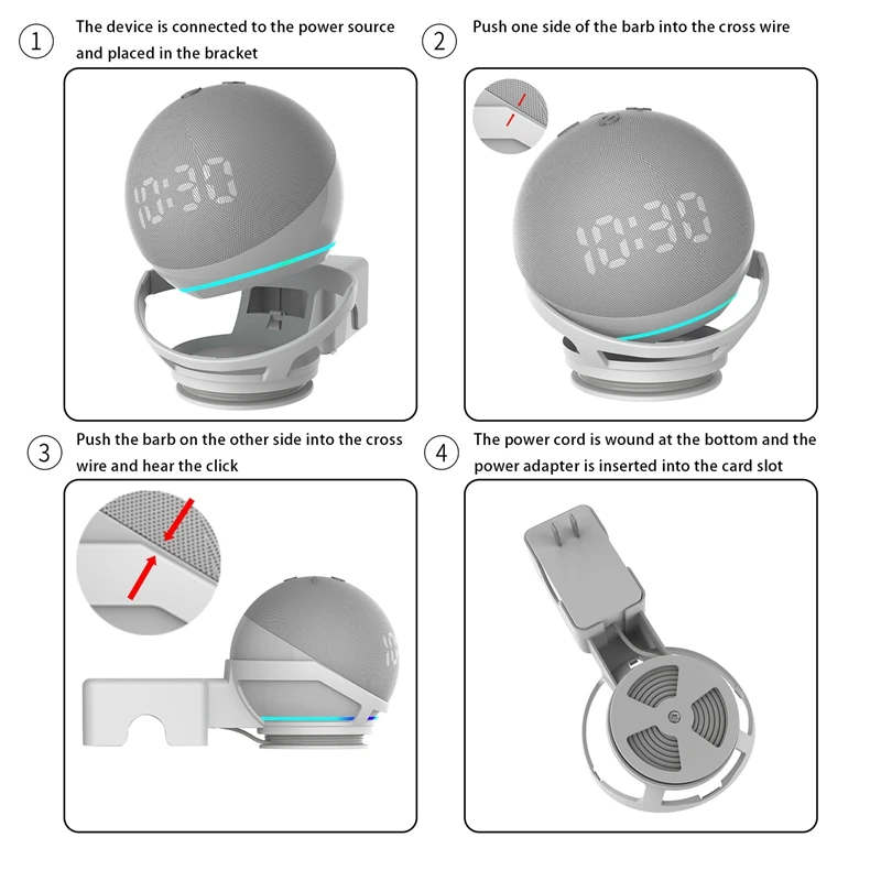 Настенная подставка для Echo- Dot 4-го поколения