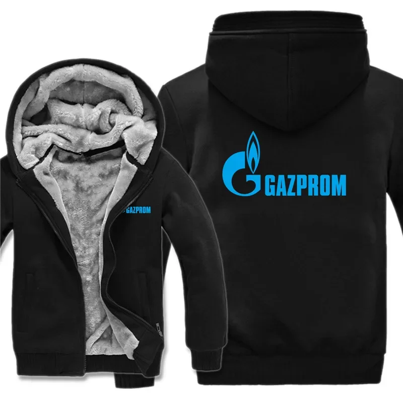 

New Winter Fashion Russia Gazprom Hoodies Men Coat Pullover Fleece Camouflage Sleeve Jacket Sweatshirts Hoody