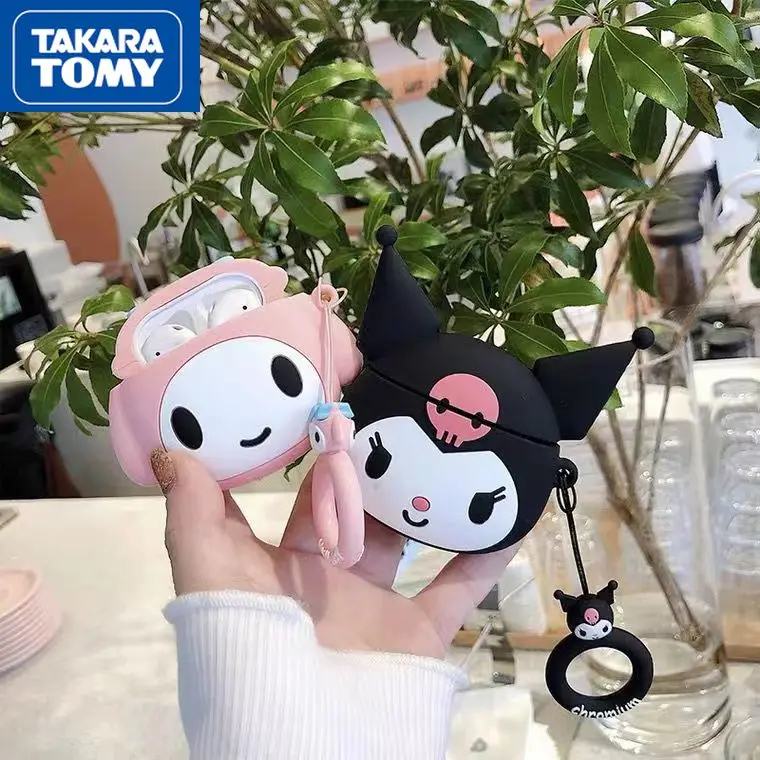

TAKARA TOMY New Original Hello Kitty Wireless Headset Bluetooth 5.0 Dual Stereo Noise Reduction Bass Touch LPX5
