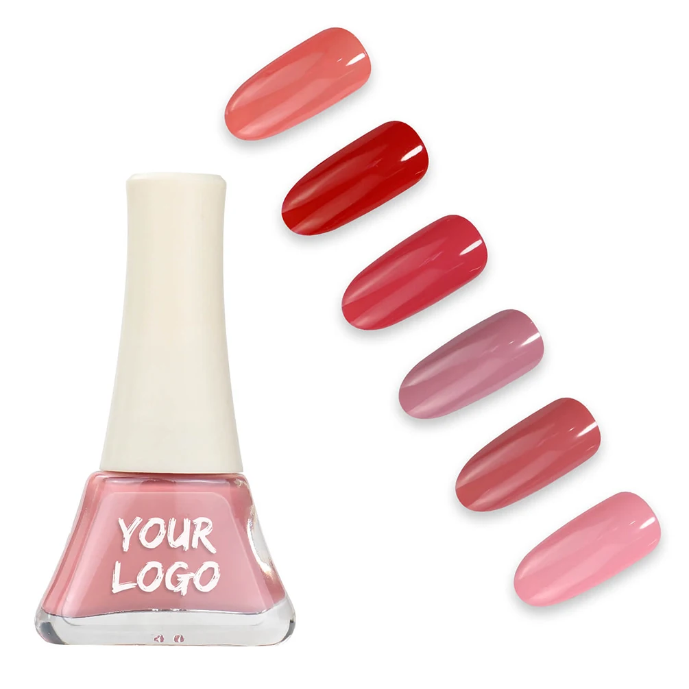 

New Water-based Nail Polish Private Label No-bake Tear-off Quick-drying Long-lasting Nude Transparent Odor-free Nail Polish