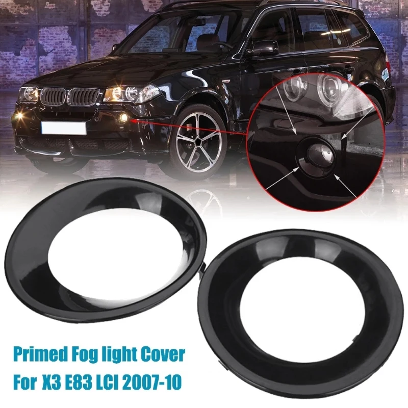 

2 шт., черные Противотуманные фары для BMW X3 E83 LCI 2007-2010