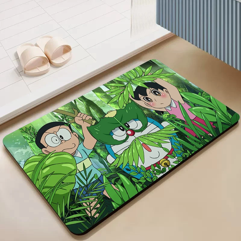 

D-doraemon Diatom Ooze, нескользящий кухонный коврик, коврики для ванной, коврик для детской комнаты, коврик, ковер для гостиной, украшение для дома