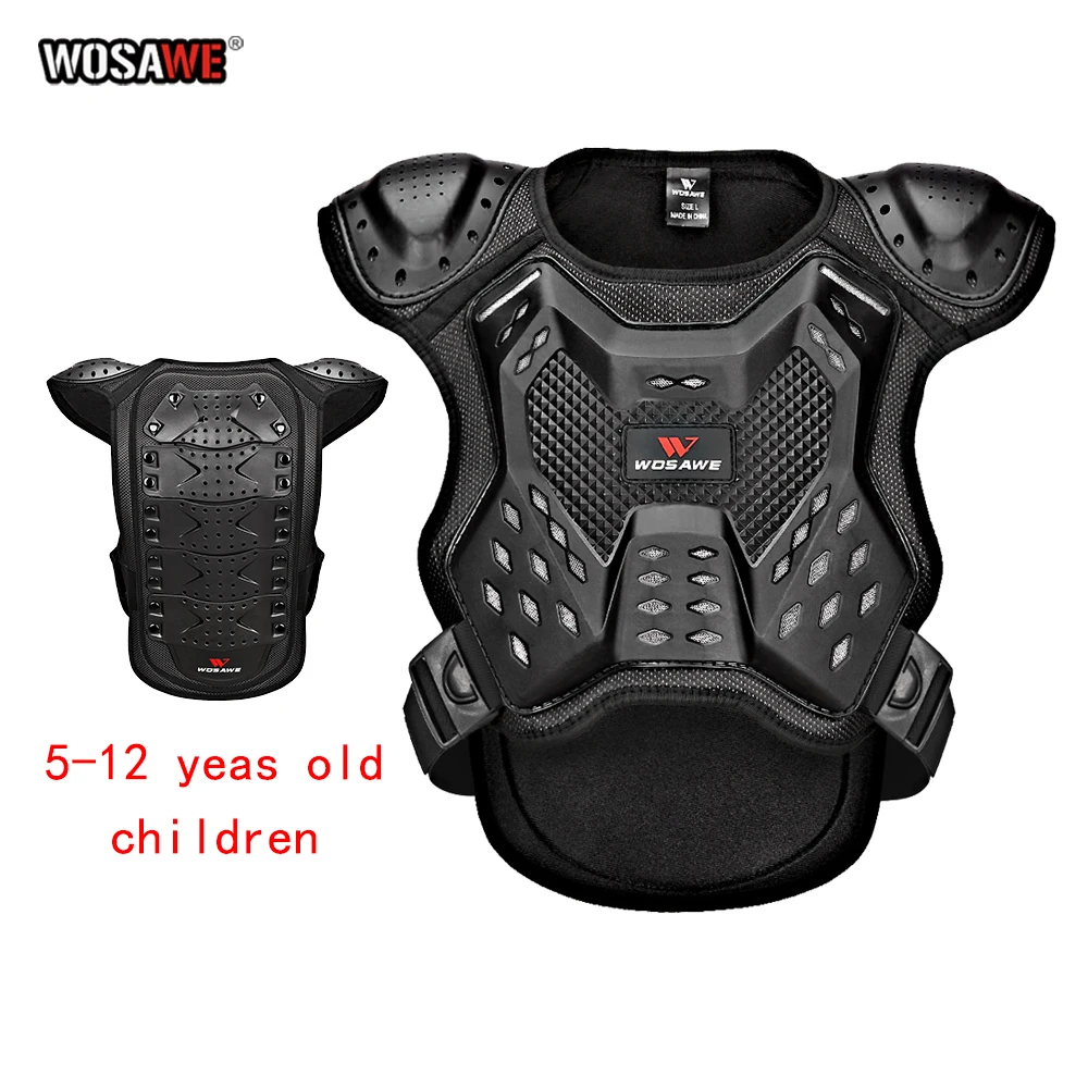 

Cycling Kids Armor Body Chest Spine Protection Ourdoor Sports Skate Skiing Children Protective Vest Armor Gear veste moto enfant