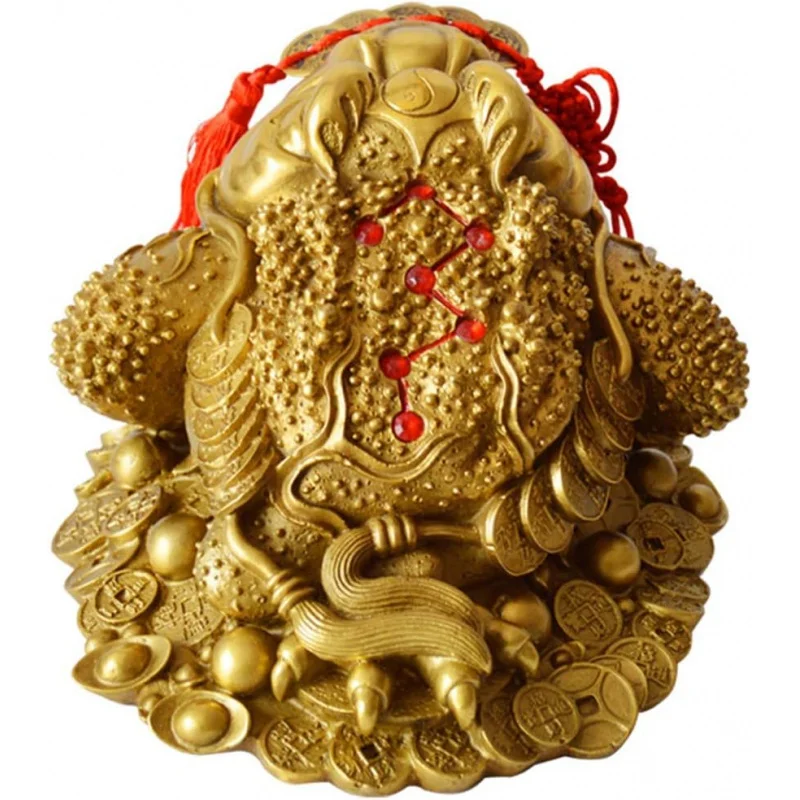 Фэн-шуй из латуни искусственное богатство с тремя ногами традиционный набор 5