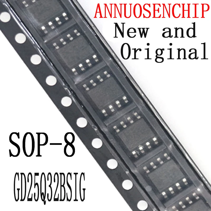 Новые и оригинальные SOP-8 GD25Q32 SOP8 25Q32BSIG SOP GD25Q32CSIG 25Q32 25Q32CSIG GD25Q32BSIG, 5 шт.