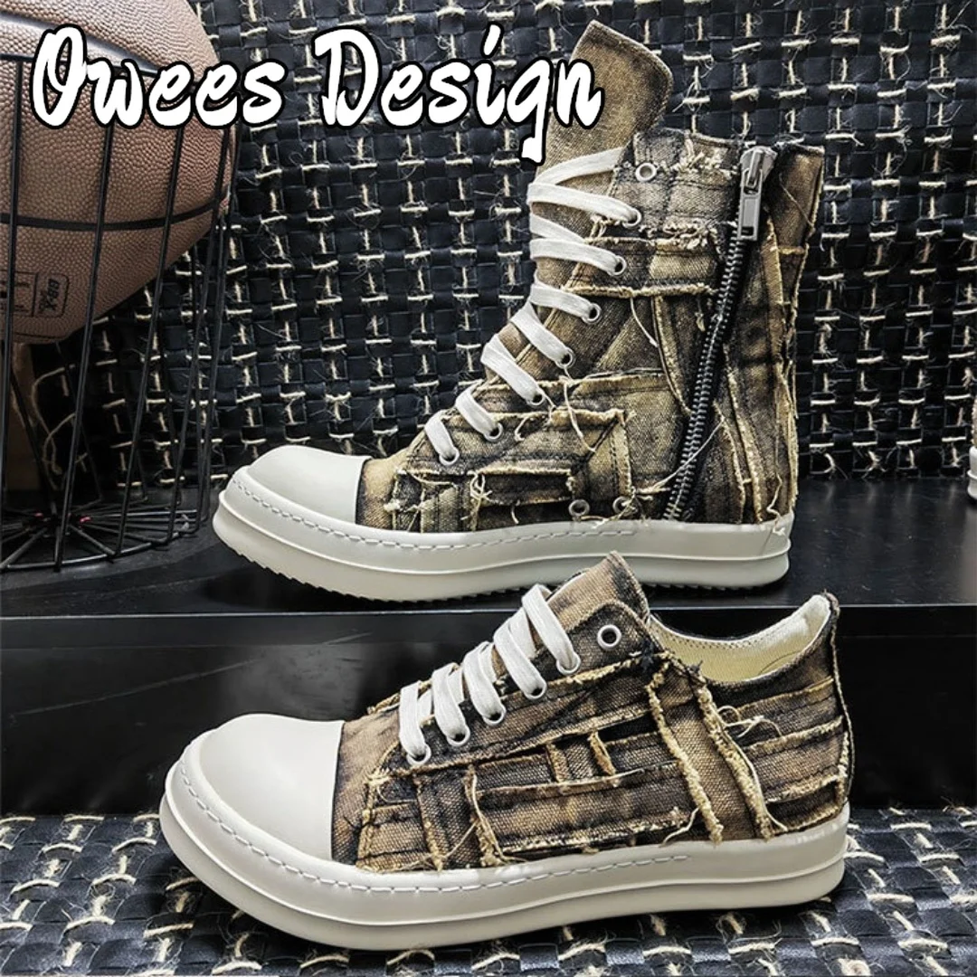 Дизайнерская весенне-Летняя женская парусиновая обувь oherba с низким верхом на