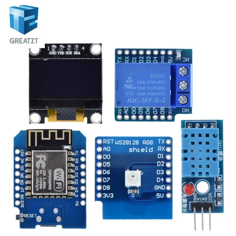 WeMos D1 Mini ESP8266 ESP-12F Плата разработки Wi-Fi с CH340G USB Lua NodeMCU IOT 3,3 В, разъем для проектов IoT (art.: 3920ccc71e07a) - 3920ccc71e07a