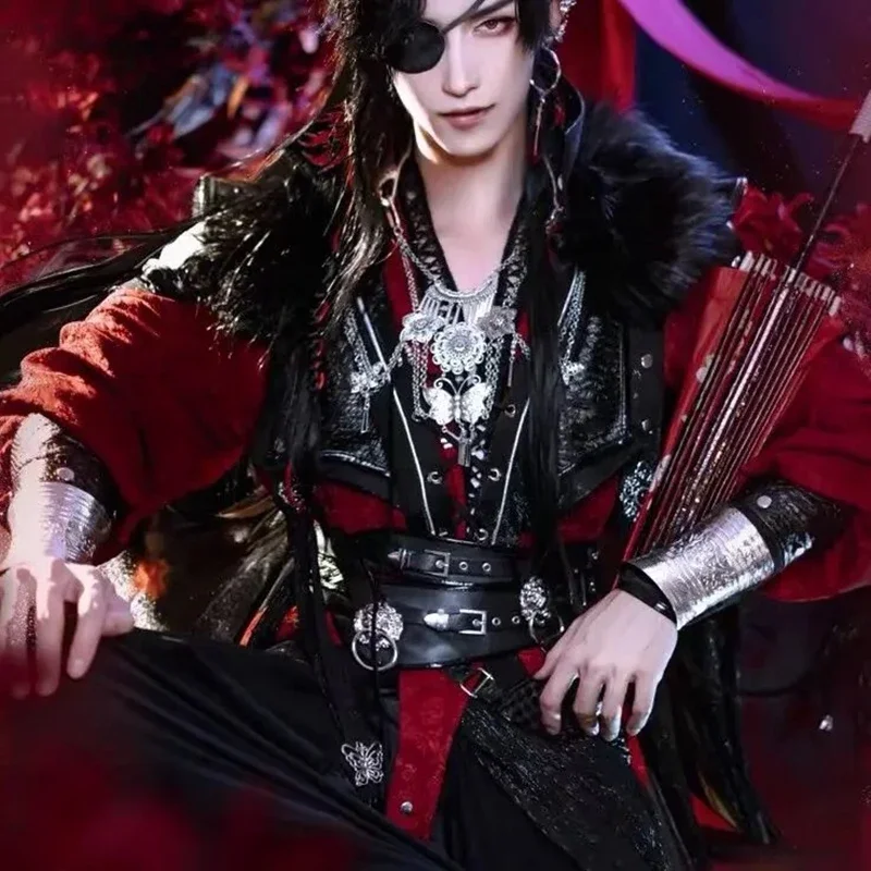 Китайский сериал TGCF Tian Guan Ci Fu Xie Lian Hua Cheng Косплей Костюм Cos Платье Hanfu Полный