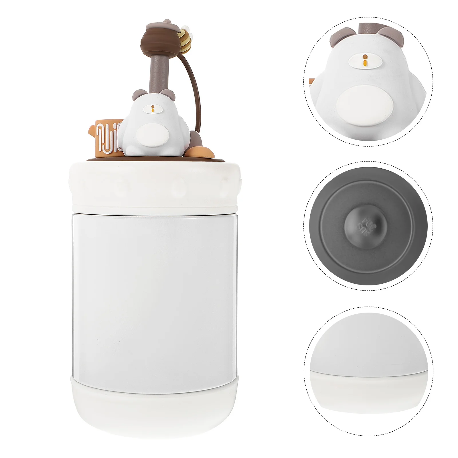 

1PC Lovely Creative Kids Straw Vacuum Cup Portable Student Straw Vacuum Cup