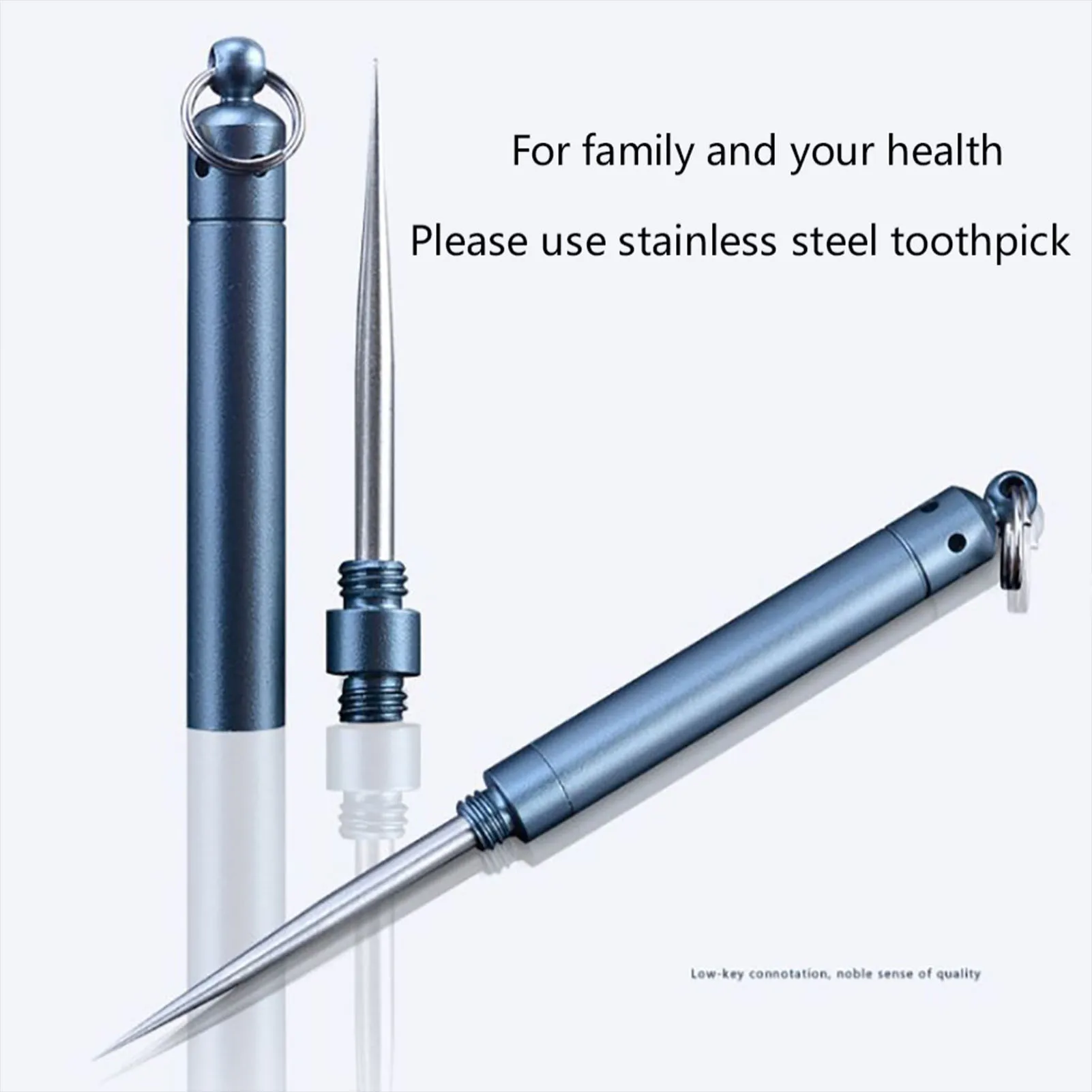 

1 шт., многофункциональная металлическая зубочистка для путешествий