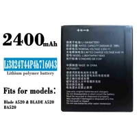 new original li3824t44p4h716043 battery for zte blade a520 a521 ba520 a520c a603 ba603 phone batteries high quality 2400mah 5 0