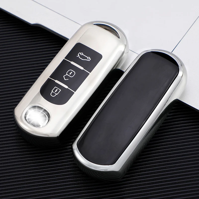

TPU Car Remote Key Case Cover Holder For Mazda 2 3 6 Demio Atenza Axela CX-3 CX-5 CX5 CX7 CX-9 MX-5 2017 2018 2019 Accessories