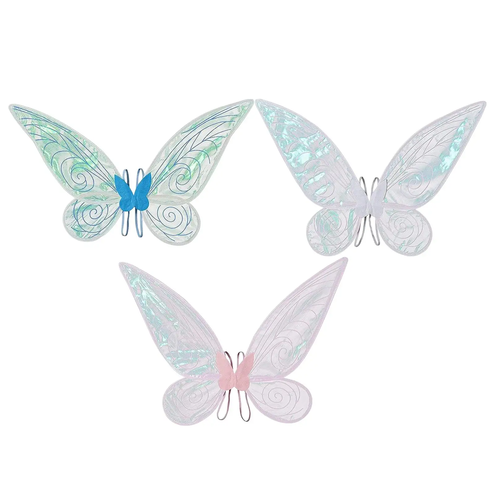 

Butterfly Fairy Props Sparkling Colorful Angel Props Lovely for Halloween Role Playing Carnival Dress up Women Girl