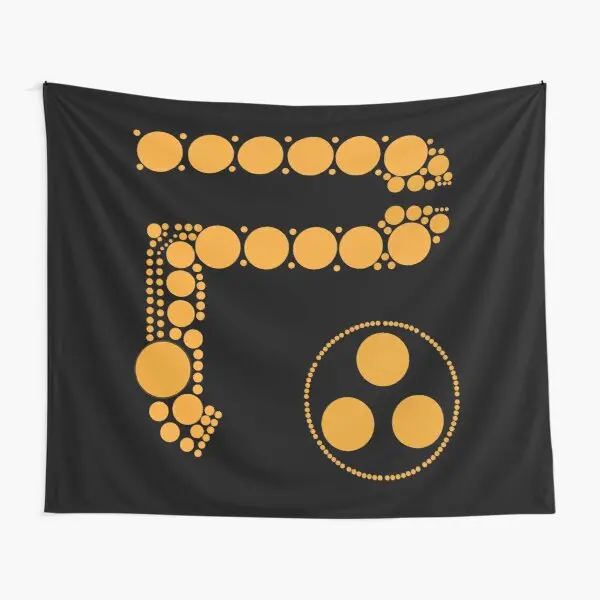 P от маленького круга гобелен покрывало Искусство Коврик для гостиной украшение