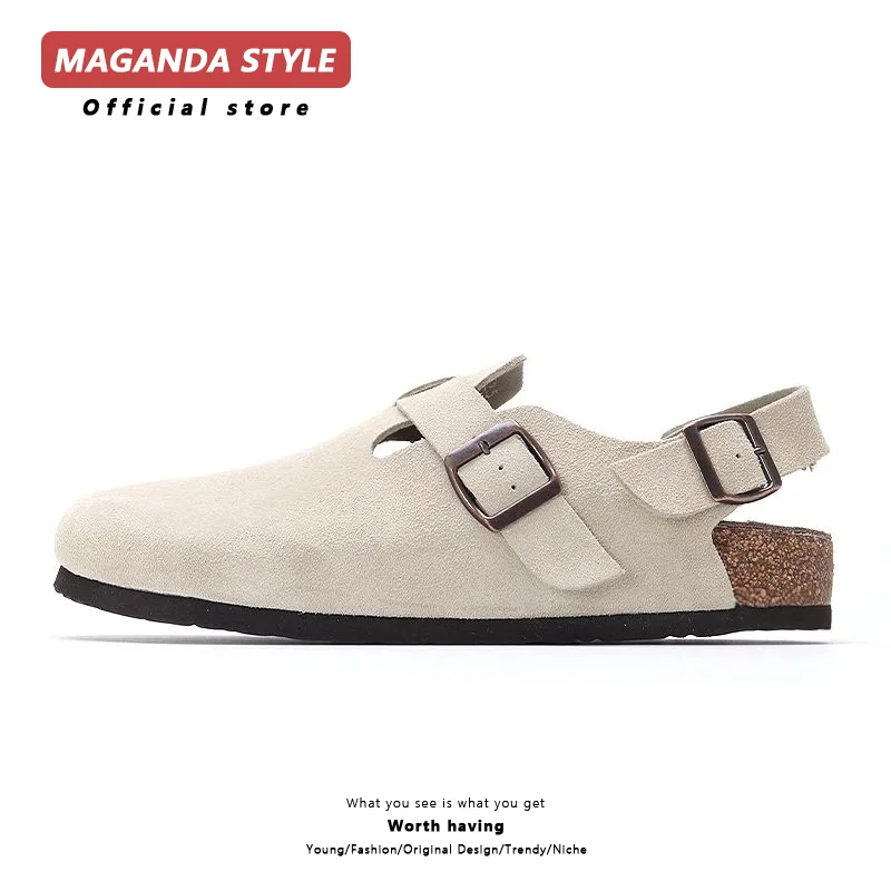 Мужские босоножки Birken из натуральной кожи Новинка лета 2024 мужские для рыбалки на