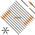 Стрелы для охоты, из чистого углерода, 15 дюймов, 61224 шт.