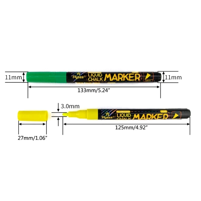 Рисунок 6 - жидкие мелки, ручка