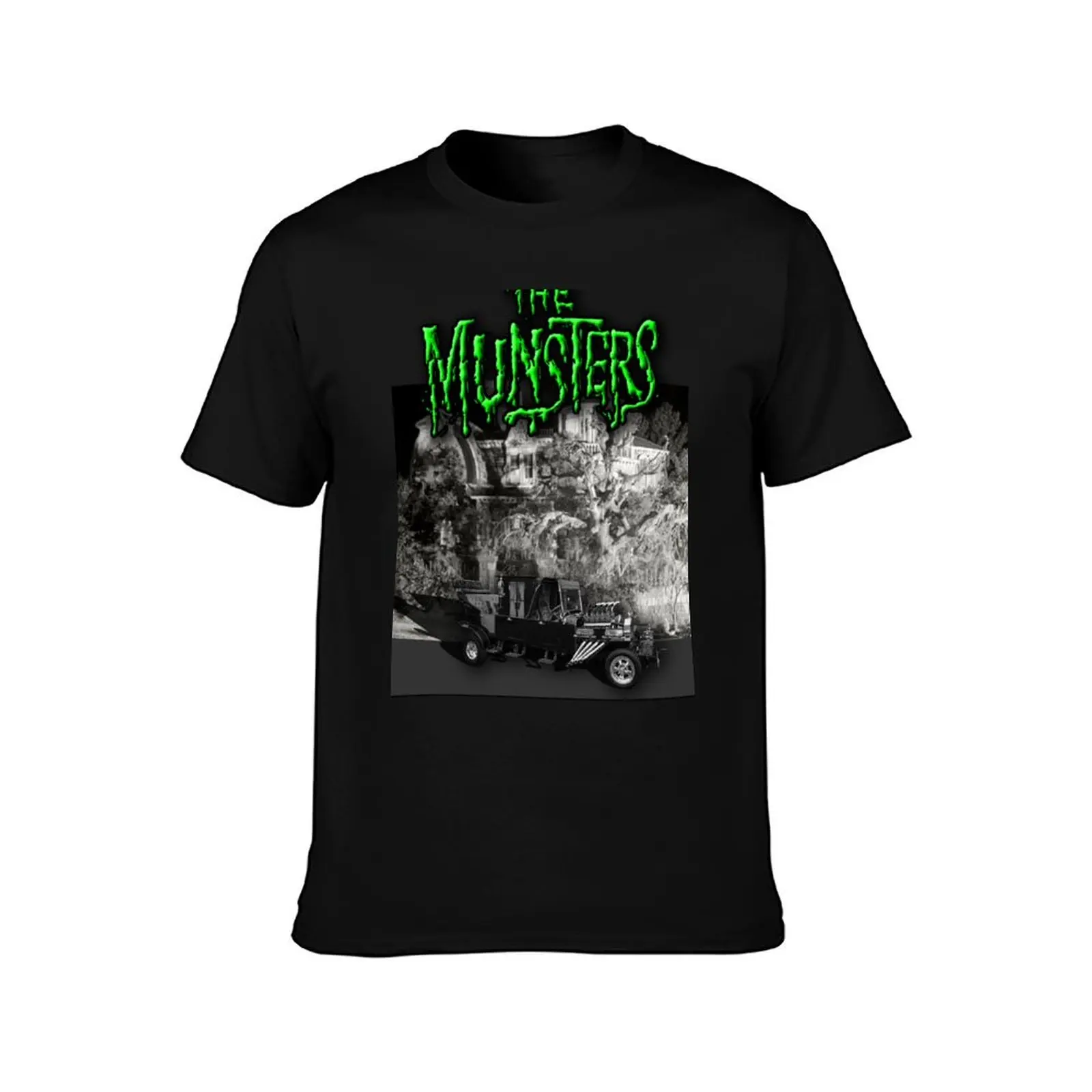 Фото Футболка Munsters, мужская дизайнерская мужская футболка, высококачественные роскошные брендовые футболки для мужчин, винтажная футболка с графикой №2
