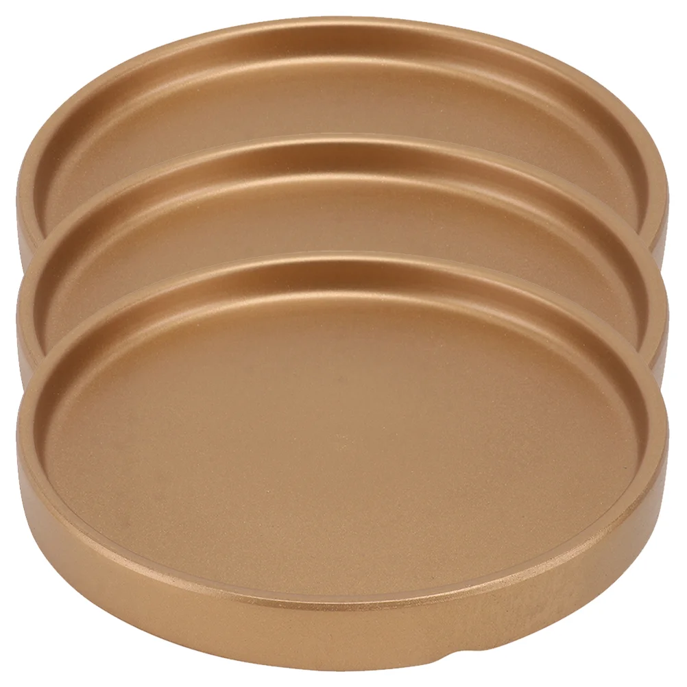 

3 Pcs Flower Pot Drip Tray Indoor Planters Round Flowerpot Base Water Holding Trays Ceramic Flower Pot