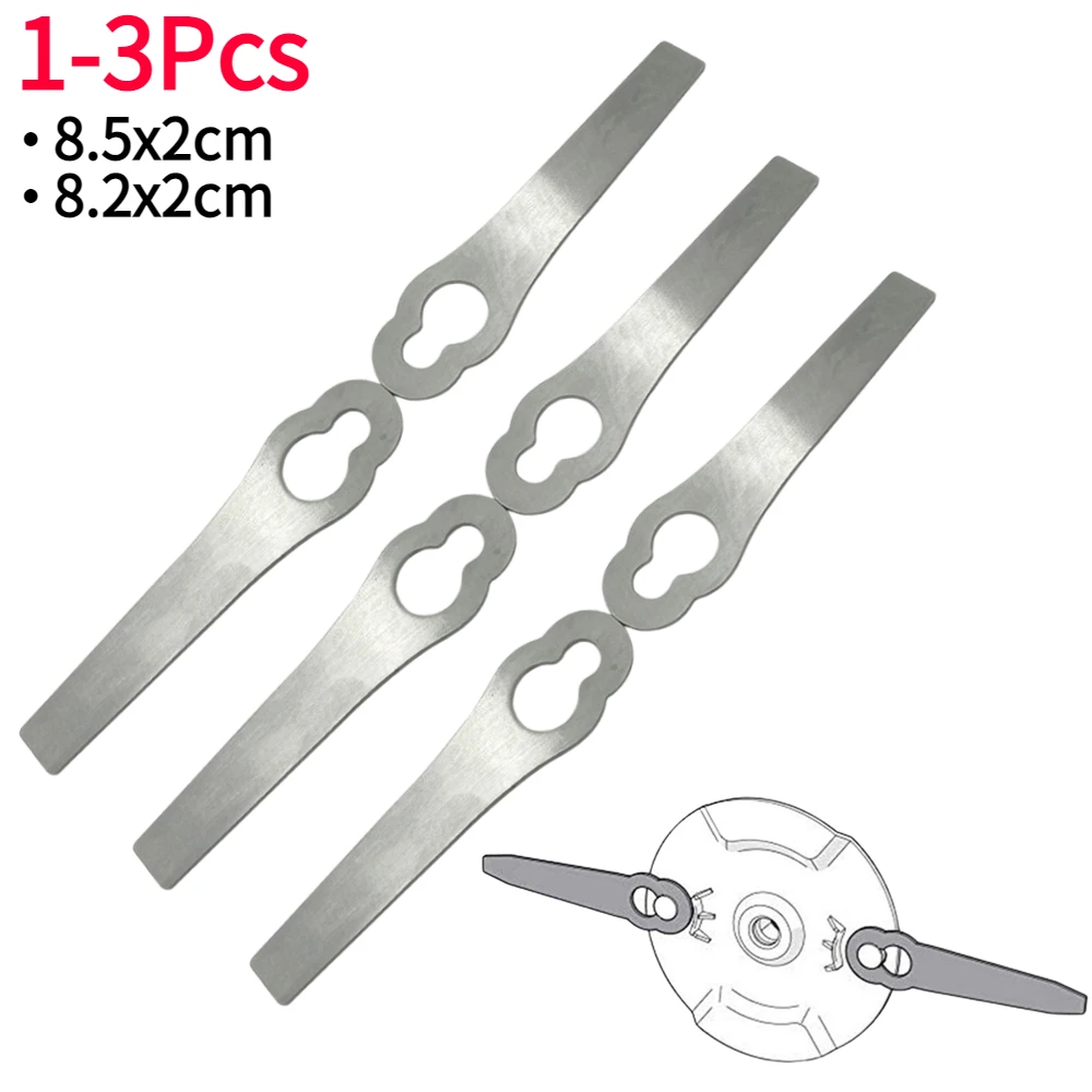 1-3Pcs Stainless Steel Replacement Blades Spare Knives for Stihl FSA 45 FSA 57 Grass Trimmer Lawn Mower Accessories Garden Tool