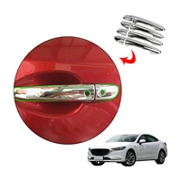 abs chrome silver auto parts car exterior accessories door side handle cover insert trims for mazda 6 atenza 2020