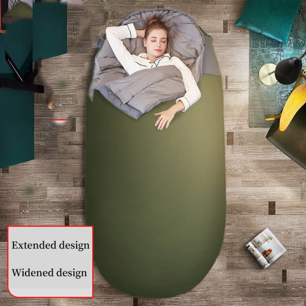 Outdoors Egg-shaped Sleeping Bag 230*100cm Ultra-light Adult Camping Single Sleeping Bag Waterproof Warm Sleeping Bag New