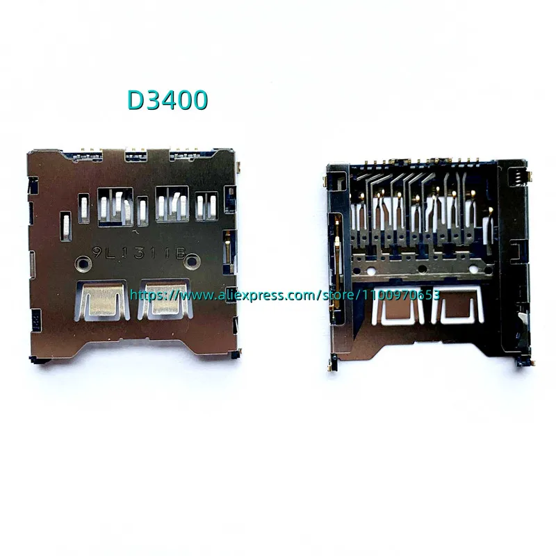 

NEW SD Memory Card Slot For Nikon D3400 Digital Camera Repair Part