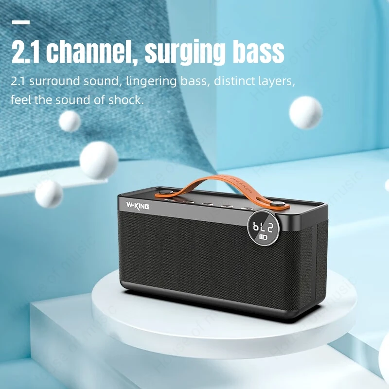 Беспроводная Bluetooth-колонка W-King 30 Вт