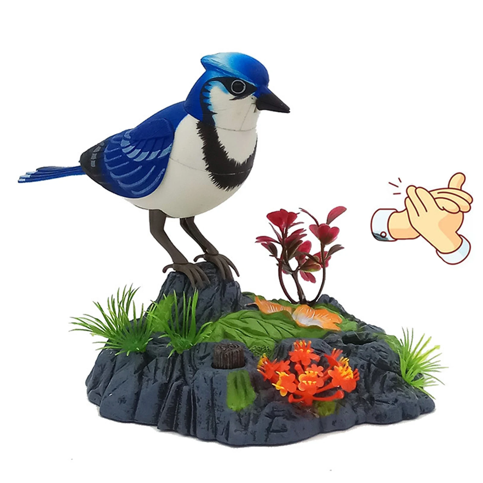 

Talking Parrot Toy For Kids Voice Control Simulation Bird Toys For Kids Home Office Decoration Multifunctional Electronic Pets