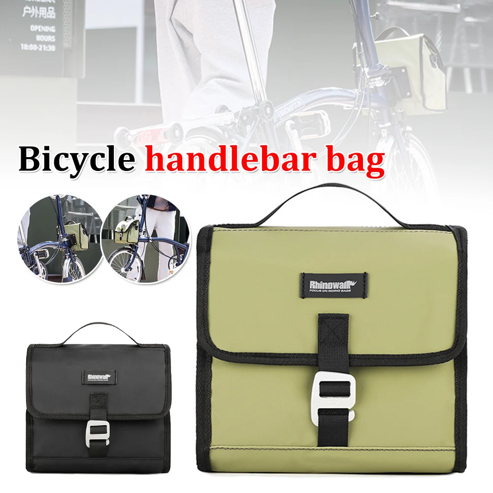 

Bike Handlebar Bag 7L Portable Waterproof Cycling Bag For Brompton Folding Bikes Foldable Shoulder Bag Bicycle Accessories