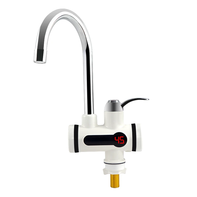 Faucet Water Heater Tankless Water Heating Kitchen Faucet Digital Display Instant Water Tap 3000W