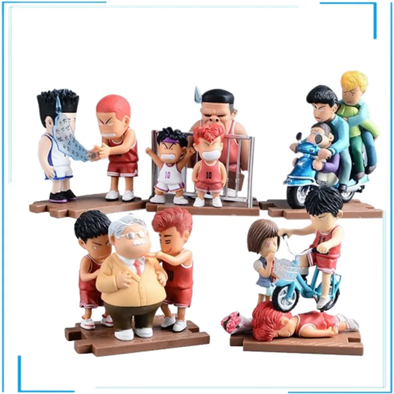 

В полке Японские Аниме фигурки аниме SLAM DUNK Sakuragi Hanamichi Haruko Akagi ShinichiMaki Mutou Tadashi разные модели